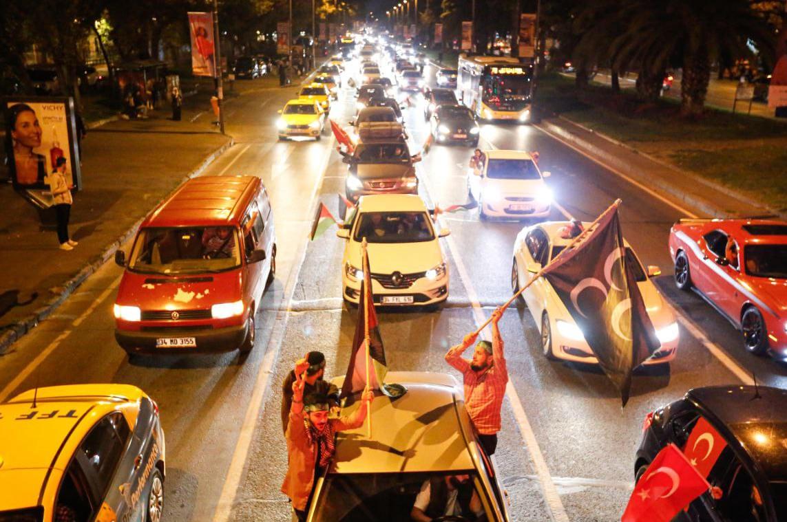 İstanbul, Filistin’e destek için ayağa kalktı