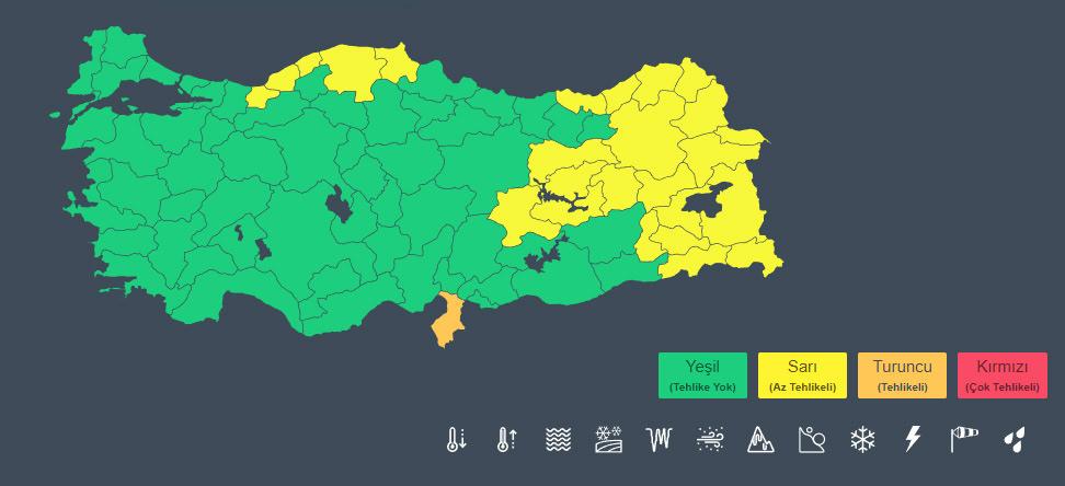 Meteoroloji harita paylaştı: Sıcaklık yükselecek, sonra yine kar gelecek