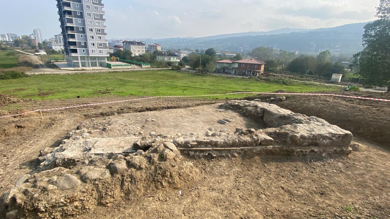 İnşaat kazısında Roma döneminden kalan yerleşke bulundu