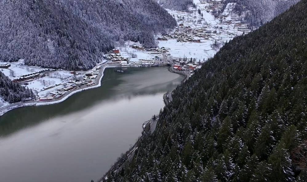 Uzungöl’ den kar manzaraları