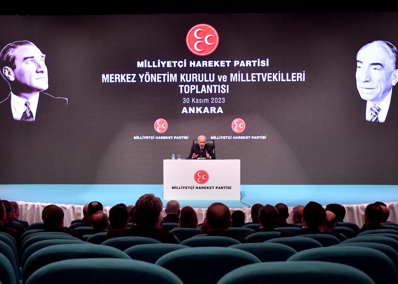 MHP'de Bahçeli başkanlığında yerel seçim toplantısı