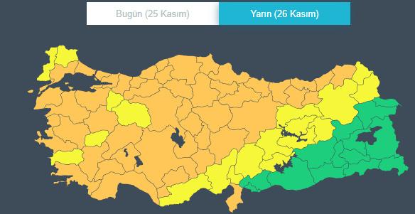 Meteoroloji'den 67 il için kırmızı alarm: Teyakkuz haline geçilmiştir