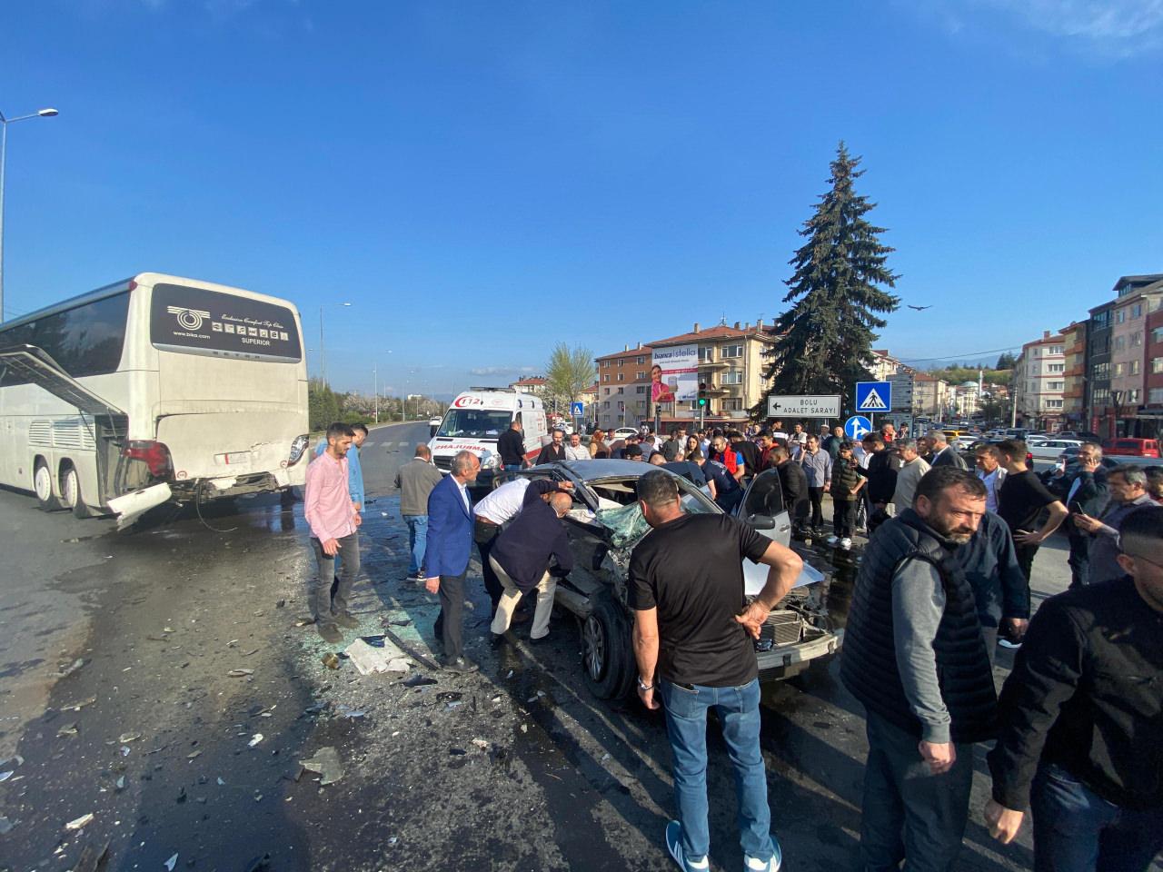 Bolu'da feci kaza: 2 kişi hayatını kaybetti