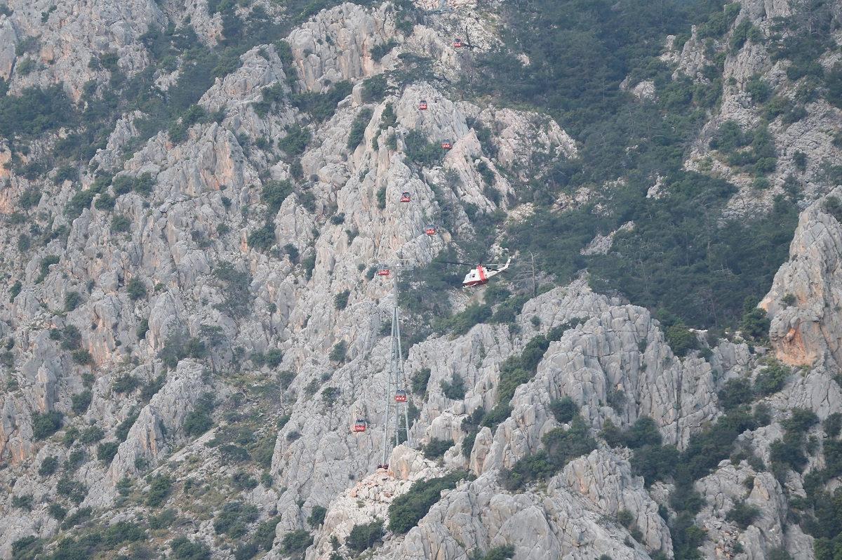 Antalya'daki teleferik kazasında son durum: Kurtarma çalışmaları devam ediyor!