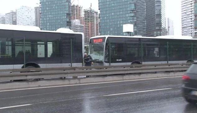 Fikirtepe’de metrobüs kazası