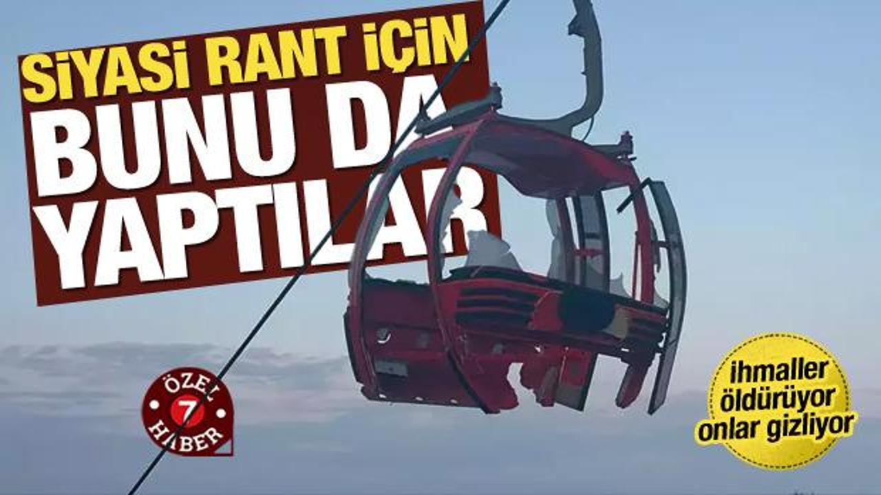 Teleferik faciası göz göre göre gelmiş... ‘Yaptırdık’ denilen bakım yarım yamalak!