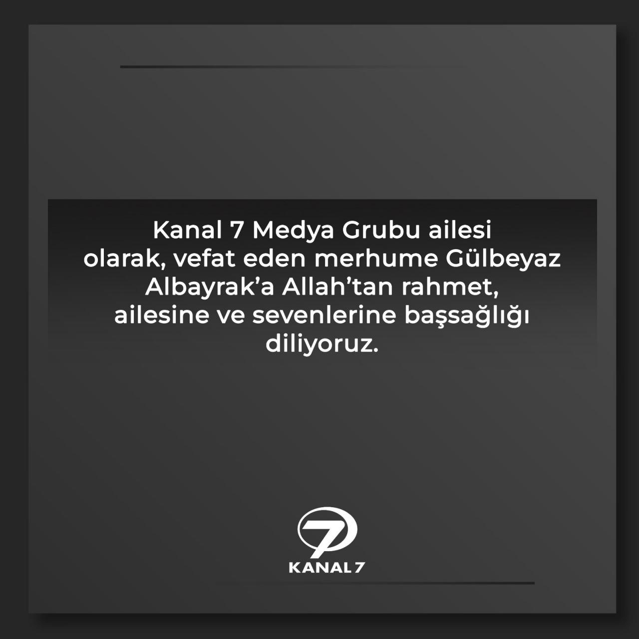 Albayrak ailesinin acı günü: Gülbeyaz Albayrak Hakk'a yürüdü