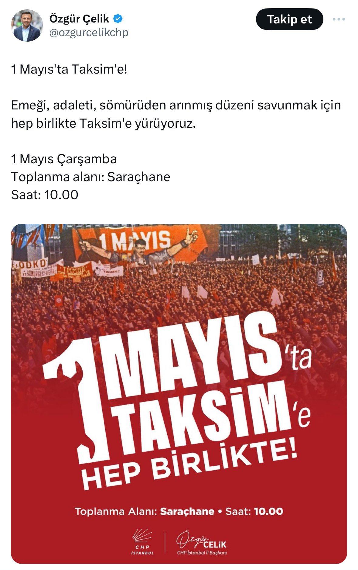 İstanbul Valiliği'nden 1 Mayıs açıklaması... Hiçbir sendika başvurmamış!