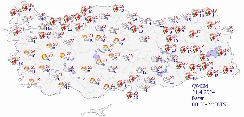 Harita paylaşıldı! Çok sayıda il için peş peşe uyarılar