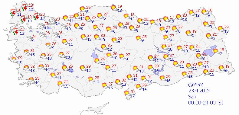 Harita paylaşıldı! Çok sayıda il için peş peşe uyarılar