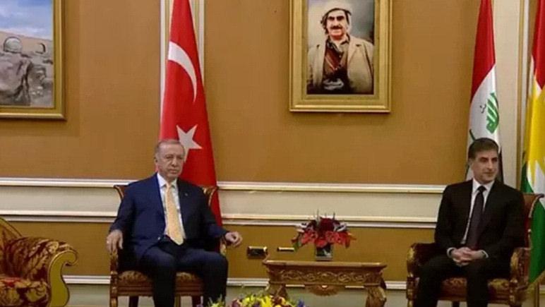 Cumhurbaşkanı Erdoğan, 12 yıl sonra ilk kez Erbil'de