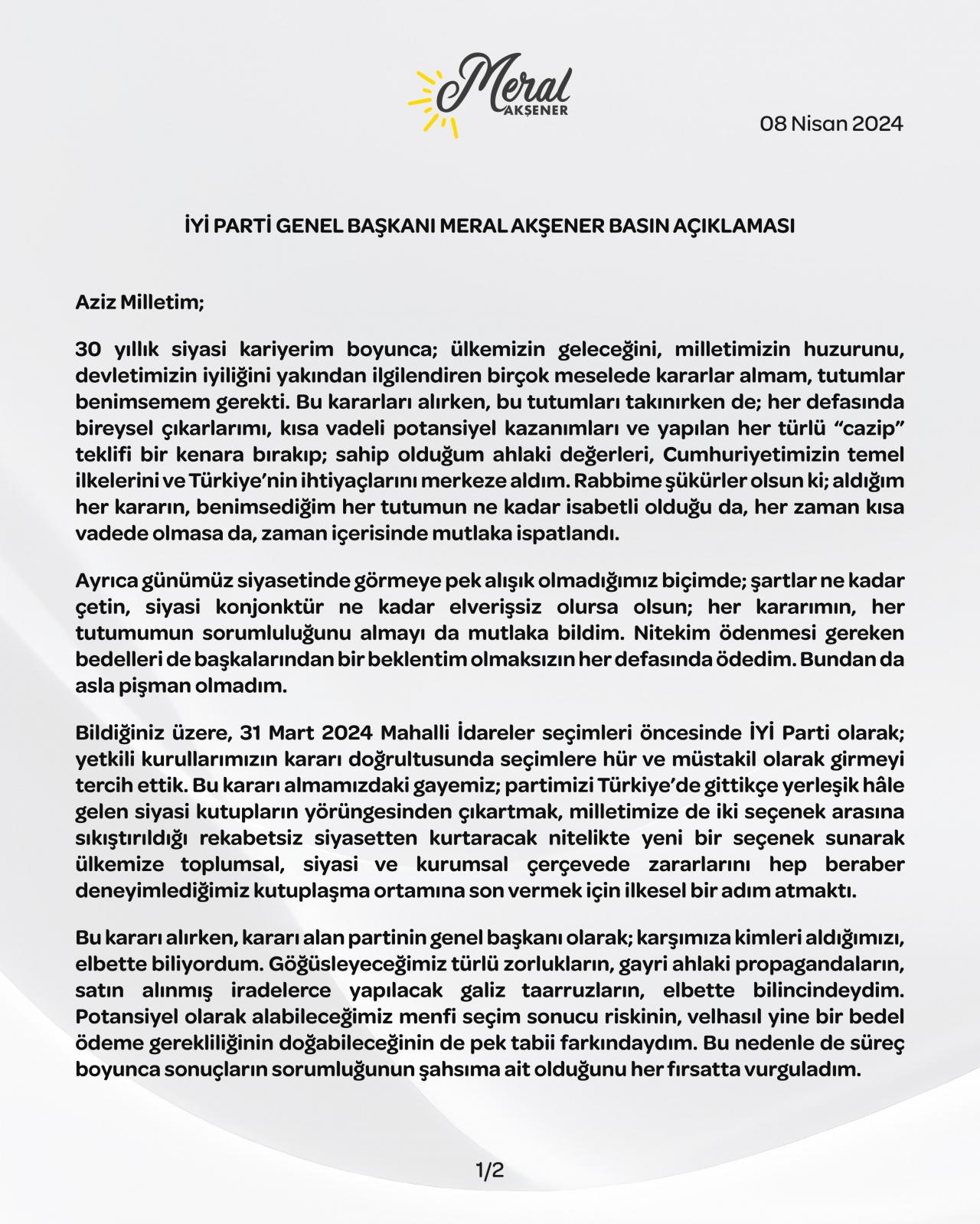 7 yıllık parti 7 günde eridi! İYİ Parti şimdi ne olacak?