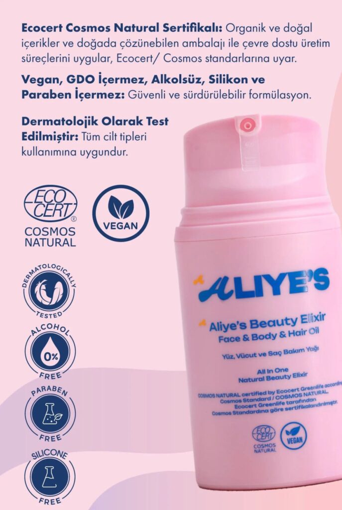 A Aliye's Beauty Elixir ile Kimyasaldan Uzak, Doğal Bakım